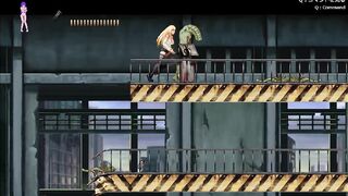 2d game about monsters and zombies (Parassite in city) insemination with zombies furry alien