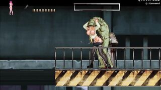 2d game about monsters and zombies (Parassite in city) insemination with zombies furry alien