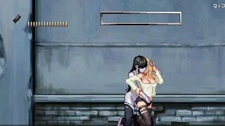 2d game about monsters and zombies (Parassite in city) public zombie sex