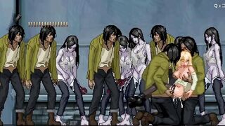 2d game about monsters and zombies (Parassite in city) public zombie sex