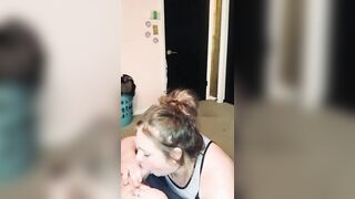 Lesbian girl started sucking ricks and now she can’t stop
