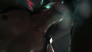 Resident Evil - Jill Valentine Threesome Blowjob Cum POV (Sound)
