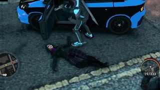 Saints Row 3 - Playa (protagonist) ryona + ragdoll