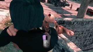Saints Row 3 - Playa (protagonist) ryona + ragdoll