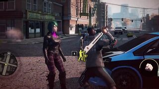 Saints Row 3 - Playa (protagonist) ryona + ragdoll