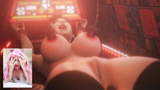 test bdsm machine for sex and orgasm squirt cum mockery laugh cry