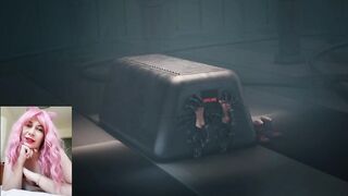 test bdsm machine for sex and orgasm squirt cum mockery laugh cry