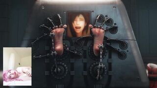 test bdsm machine for sex and orgasm squirt cum mockery laugh cry