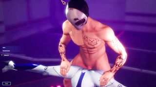T pose med en cyberkvinde i rummet [Gameplay]