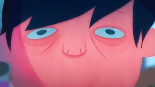 Animation - School boy falling asleep