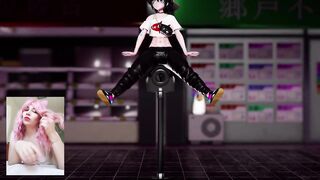 futanari fuck at the party in the ass big boobs cat costume