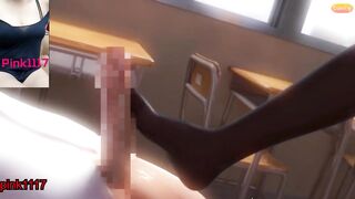 男性向 Hentai Game とらぶるだいあり 小遊戲 黃油 試玩 白絲襪 03 足交