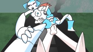 Teenage Robot Jenny Fucks Best Her Big COCKED Friend! Rule34 Animation
