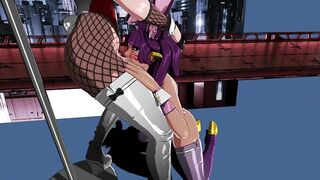 Pure Onyx pov sex A guy with boobs gets a blowjob from a beautiful girl near a striptease pole