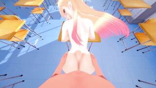 POV Doggy Marin Kitagawa