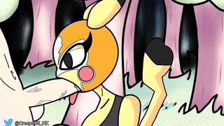 Pikachu Blowjob Cum (Pokemon parody)