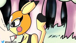 Pikachu Blowjob Cum (Pokemon parody)