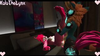 Futa protogen plows cute female lynx