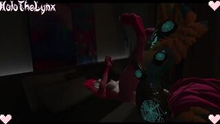 Futa protogen plows cute female lynx