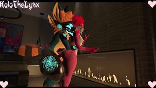 Futa protogen plows cute female lynx