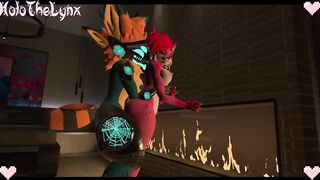 Futa protogen plows cute female lynx