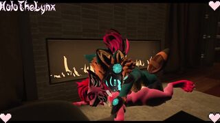 Futa protogen plows cute female lynx