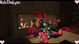 Futa protogen plows cute female lynx