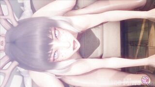 【Hatano Miwa MMD DANCER】Arisa intense sex with teacher sweet naughty ass swallowing hot cum fucked