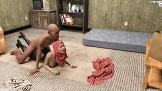 The Visit - Old Man fuck slutty Muslim Woman in old Building