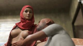 The Visit - Old Man fuck slutty Muslim Woman in old Building