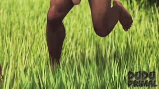 DUDU Primal - Stone Age Cave Man and woman Fuck in the bush