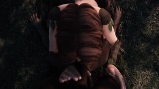 3D Impregnation Redhead Fucks BBCs