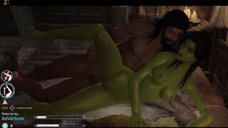 Skyrim AD - She Hulks Destroys Me Riding My Cock!