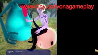 Cute princess has sex with a man in Princess knight rucimia hentai porn game