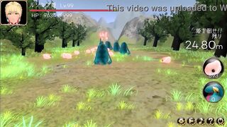 Cute princess has sex with a man in Princess knight rucimia hentai porn game