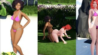 playing having sex on the beach with friends