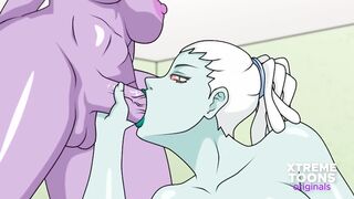 Hard sex with amazing futanari Demon - (cartoon sex)