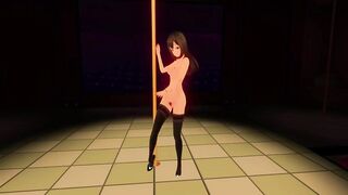 beautiful maid sexy dancing
