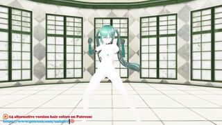 GENSHIN IMPACT MONA NUDE GHOST DANCE 3D RED HAIR COLOR EDIT SMIXIX