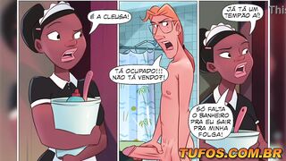 Fucking the ass maid! Mop on the maid! - The Bastards HQ 75