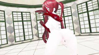 Ganimata GhostDance Mona - Nude 3d Red Hair Color Edit Smixix
