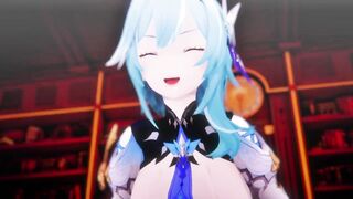 Eula Genshin Impact 3D HENTAI Animation Shortver