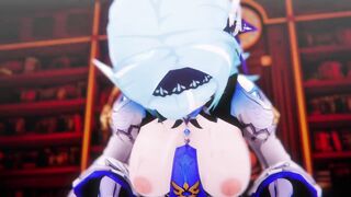 Eula Genshin Impact 3D HENTAI Animation Shortver