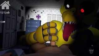 MARIONETTE FNAF Rides MY RAGING BONER FNAF (real)