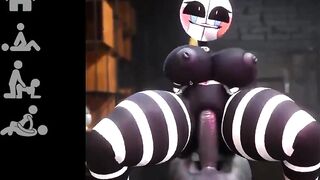 MARIONETTE FNAF Rides MY RAGING BONER FNAF (real)