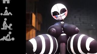 MARIONETTE FNAF Rides MY RAGING BONER FNAF (real)