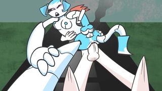 Jennifer Wakeman FUCKS HUGE COCK WITH TIGHT ROBOT PUSSY! Hentai Uncensored