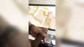 watching One Piece hentai with Linkin Park music