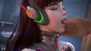 Beauty D.V.A fucked in mouth and ass