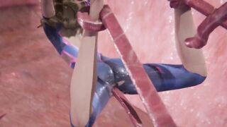 D.Va Gets Roughly Fucked By Tentacles